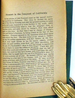 ECHOES OF THE PAST; An Account of the First Emigrant Train to California, Fremont in the Conquest of California, the Discovery of Gold and Early Reminiscences