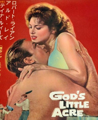 ORIGINAL MOVIE POSTER: "GOD'S LITTLE ACRE" 1958 TINA LOUISE LINEN MOUNTED