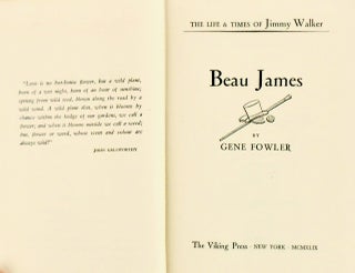 (Books to Film) BEAU JAMES; The Life and Times of Jimmy Walker