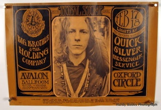 Item #1866 ORIGINAL POSTER: "SECOND ANNUAL TRIBAL STOMP" 1967. Big Brother And The Holding Company