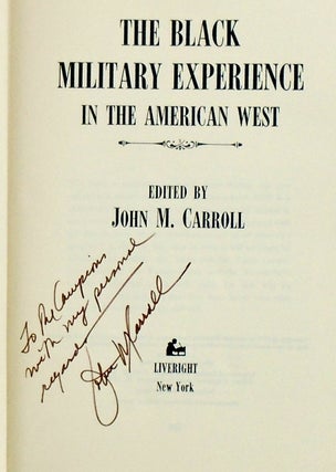 THE BLACK MILITARY EXPERIENCE IN THE AMERICAN WEST (SIGNED)