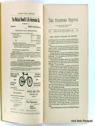 ORIGINAL: THE STANFORD SEQUOIA SEPTEMBER 29, 1899; Volume IX, No. 4.