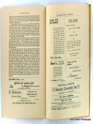 ORIGINAL: THE STANFORD SEQUOIA SEPTEMBER 29, 1899; Volume IX, No. 4.