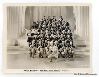 Item #2041 ORIGINAL MOVIE STILL PHOTOGRAPH: "READY, WILLING AND ABLE" (1937). Ruby KEELER