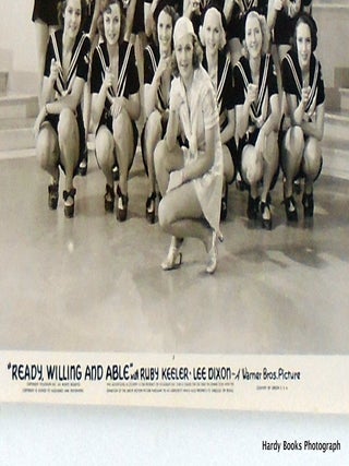 ORIGINAL MOVIE STILL PHOTOGRAPH: "READY, WILLING AND ABLE" (1937)