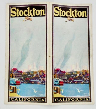 Item #2274 ORIGINAL STOCKTON CALIFORNIA CHAMBER OF COMMERCE BROCHURE . CIRCA 1925. Stockton...