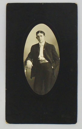 Item #2280 PHOTOGRAPH: YOUNG MAN OF THE GOLD COUNTRY. CIRCA 1900. MOORE, Photographer