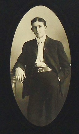 PHOTOGRAPH: YOUNG MAN OF THE GOLD COUNTRY. CIRCA 1900