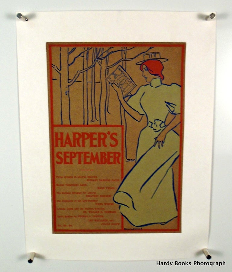 Item #2299 1895 PENFIELD /ORIGINAL "HARPER'S MAGAZINE" POSTER. Edward PENFIELD, Artist.