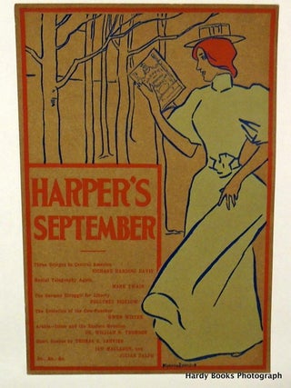 ORIGINAL 1895 POSTER "HARPER'S MAGAZINE" PENFIELD