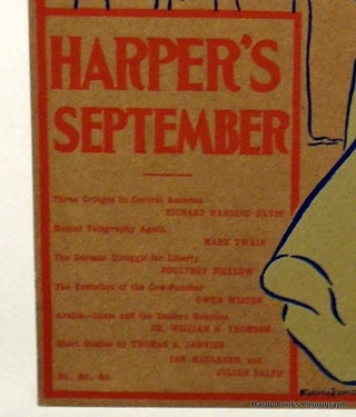 1895 PENFIELD /ORIGINAL "HARPER'S MAGAZINE" POSTER