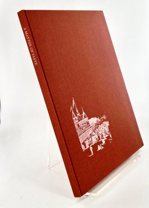 Item #2319 A MATTER OF TASTE; Willis Polk's Writings on Architecture in The Wave. Willis....