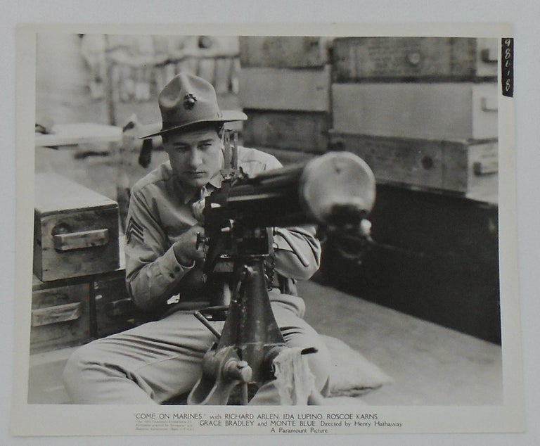 Item #2405 ORIGINAL SIX (6) MOVIE STILL PHOTOGRAPHS: "COME ON MARINES!" 1934 USMC. Philip WYLIE.