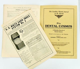 TRADE CATALOG: "CATALOG OF BOOKS / DENTAL AND MEDICAL / ALSO ACCOUNT AND APPOINTMENT BOOKS STATIONARY, DIAGRAMS, ETC." 1905