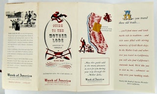 ORIGINAL BOOKLET WITH MAP: "GUIDE TO THE MOTHER LODE. MARIPOSA TO SIERRAVILLE" 1956