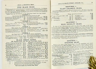 FALL & WINTER SPECIAL CATALOGUE "FINE CLOAKS AND SILKS" CIRCA 1895. CHAS. A STEVENS & BROS. CHICAGO