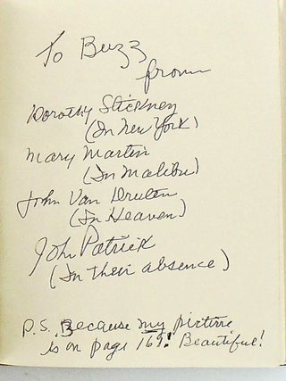 OPENINGS AND CLOSINGS. MEMOIR OF A LADY OF THE THREATRE (BURGESS MEREDITH'S COPY. SIGNED)