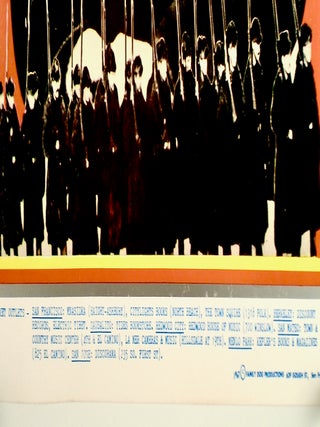 POSTER: BIG BROTHER AND THE HOLDING COMPANY. SAN FRANCISCO. 1967 FIRST PRINTING