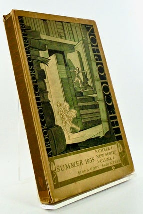 Item #2652 THE COLOPHON. NEW SERIES. VOL.1, NUMBER1 1935; A Quarterly for Bookmen