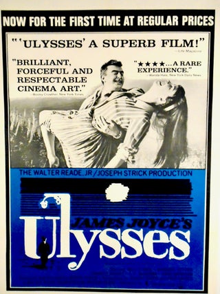 Item #2669 "ULYSSES" ORIGINAL LINEN-BACKED MOVIE POSTER 1967. James JOYCE, Sourcework Novel