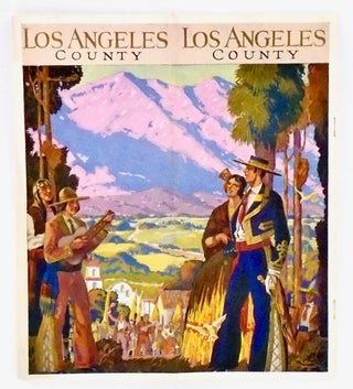 Item #2693 LOS ANGELES COUNTY PROMOTIONAL BOOKLET. CIRCA 1935. ARTIST: ARTHUR BEAUMONT. Anonymous