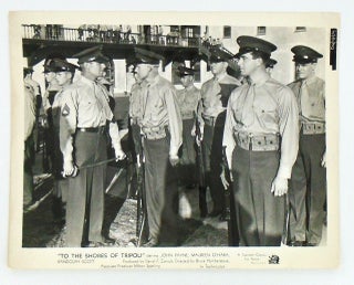 "TO THE SHORES OF TRIPOLI". SIX (6) ORIGINAL STILL PHOTOGRAPHS. 1942 USMC