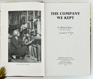 THE COMPANY WE KEPT (SIGNED)