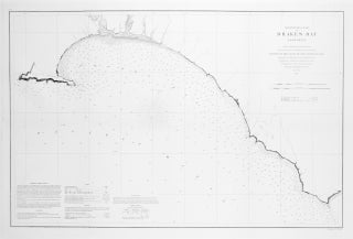 DRAKE'S BAY CALIFORNIA: ORIGINAL MAP 1860 LINEN-BACKED
