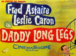 "DADDY LONG LEGS": ORIGINAL ONE-SHEET MOVIE POSTER 1955 LINEN-BACKED