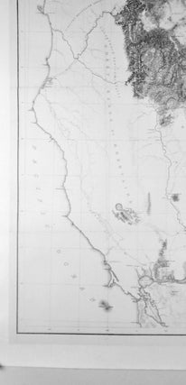 1855 ORIGINAL MAP: "FROM SAN FRANCISCO BAY TO THE NORTHERN BOUNDARY OF CALIFORNIA" / MAP NO, 1 / LINEN-BACKED