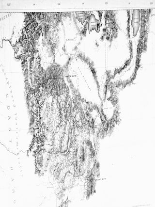 1855 ORIGINAL MAP: "FROM SAN FRANCISCO BAY TO THE NORTHERN BOUNDARY OF CALIFORNIA" / MAP NO, 1 / LINEN-BACKED