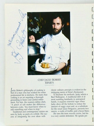 GREAT CHEFS OF SAN FRANCISCO / SIGNED
