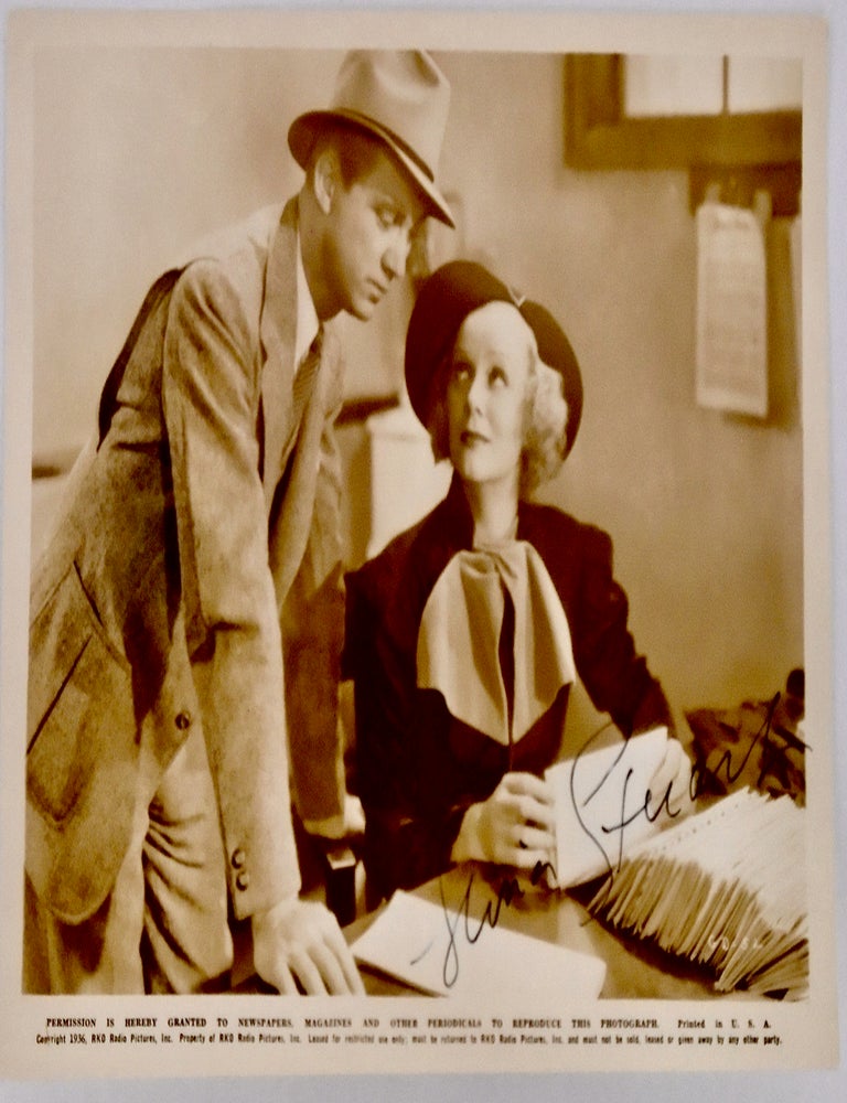 Item #2949 ORIGINAL GLORIA STUART SIGNED MOVIE PHOTOGRAPH / "WANTED! JANE TURNER". GLORIA STUART.