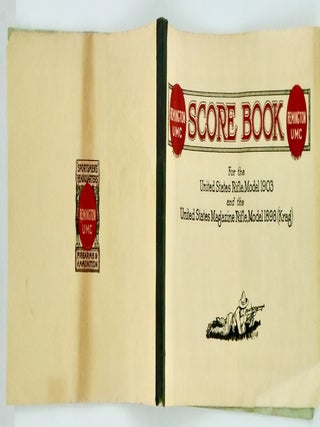 1915 / TWO (2) ORIGINAL REMINGTON UMC RIFLE SCORE BOOKS SPRINGFIELD 1903 & KRAG / WWI