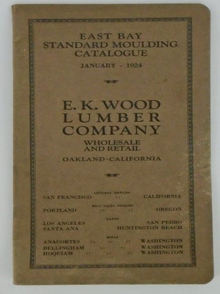Item #3027 1924/ ORIGINAL TRADE CATALOG/ E.K. WOOD MOULDINGS/ OAKLAND