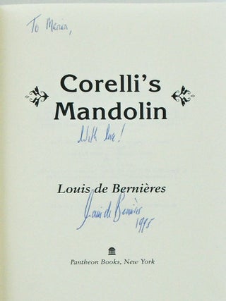 CORELLI'S MANDOLIN (SIGNED)