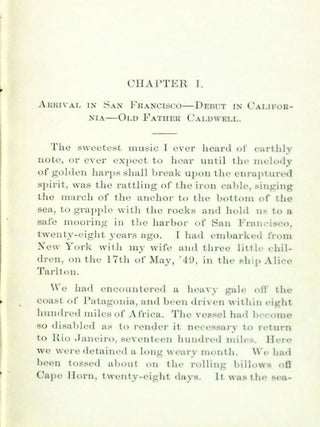 RECOLLECTIONS OF PIONEER WORK IN CALIFORNIA