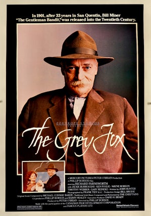 Item #3082 1982/ ORIGINAL MOVIE POSTER/ "THE GREY FOX"/ LINEN-BACKED/ RICHARD FARNSWORTH