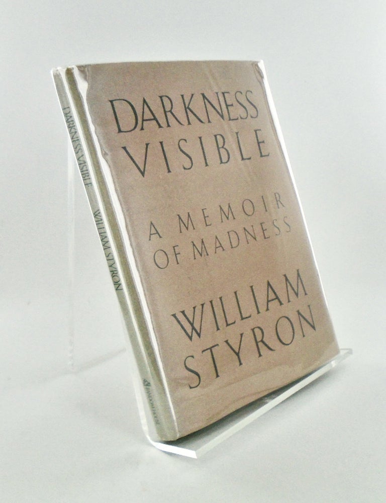 Item #3083 VISIBLE DARKNESS / SIGNED. William STYRON.