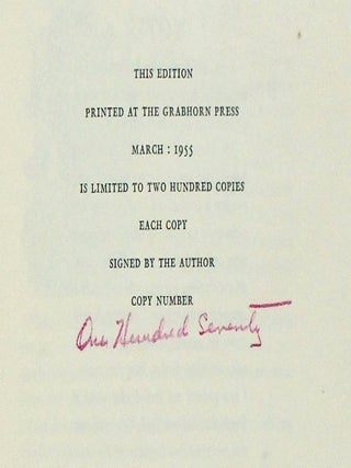 SAINT PATRICK OF ENGLAND /SIGNED / GRABHORN PRESS /1955/SIGNED