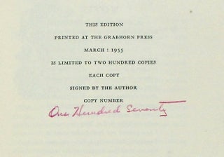 SAINT PATRICK OF ENGLAND /SIGNED / GRABHORN PRESS /1955/SIGNED