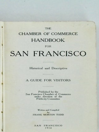 THE CHAMBER OF COMMERCE HANDBOOK FOR SAN FRANCISCO / 1914 /MAP