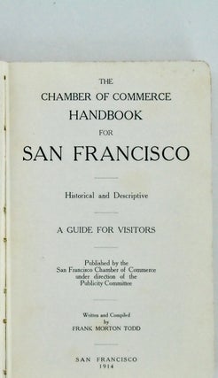 THE CHAMBER OF COMMERCE HANDBOOK FOR SAN FRANCISCO / 1914 /MAP