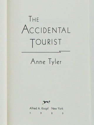 THE ACCIDENTAL TOURIST / SIGNED /1ST EDITION / DJ