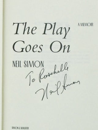 THE PLAY GOES ON / SIGNED / 1ST EDITION / DJ