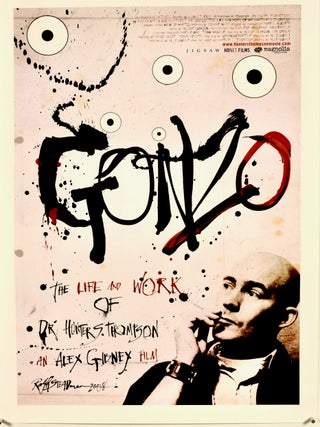 ORIGINAL POSTER/ "GONZO" / LINEN-BACKED / RALPH STEADMAN / 2008