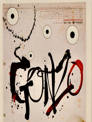 ORIGINAL POSTER/ "GONZO" / LINEN-BACKED / RALPH STEADMAN / 2008