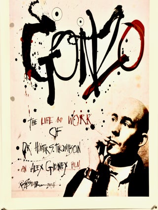 ORIGINAL POSTER/ "GONZO" / LINEN-BACKED / RALPH STEADMAN / 2008