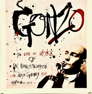 ORIGINAL POSTER/ "GONZO" / LINEN-BACKED / RALPH STEADMAN / 2008