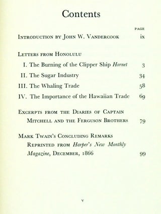 LETTERS FROM HONOLULU WRITTEN FOR THE SACRAMENTO UNION